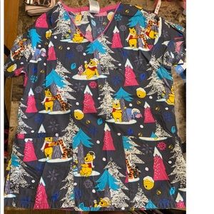 Winnie the Pooh scrub top